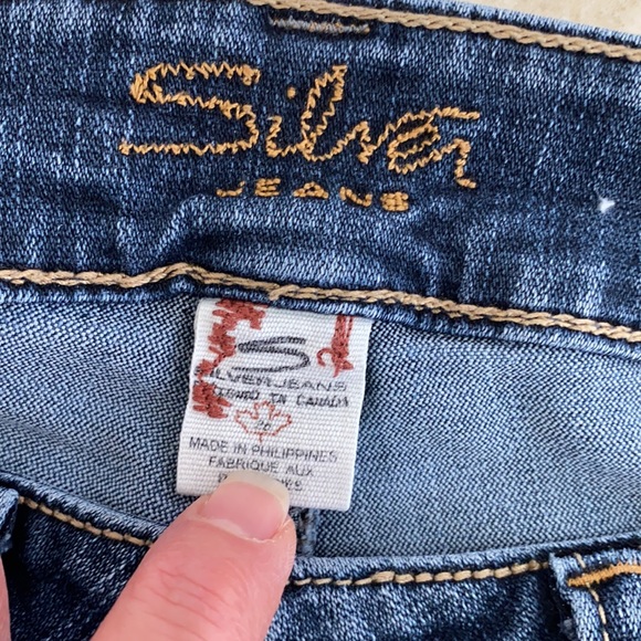 Silver Jeans Suki Capri Sz 26 - Picture 4 of 8
